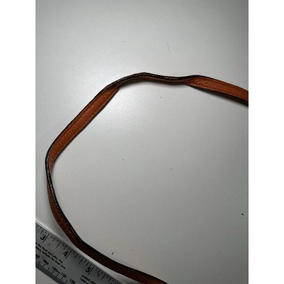 Michael Kors Orange Pebbled Leather Fulton - Picture 6 of 9